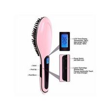 Brosse lissante Electrique - Cheveux Doux et Lisse au meilleur prix au Maroc