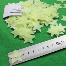 100Pcs Stickers Etoiles Lumineuses Brilles dans le Noir pour Décoration Mural - Noël & Anniversaire au meilleur prix au Maroc