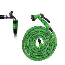 Tuyau Arrosage Extensible 30m + Pistolet à Eau 7 jets ( vert ) au meilleur prix au Maroc