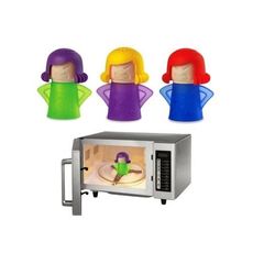 Nettoyeur à vapeur de Micro-ondes Angry Mama-vert au meilleur prix au Maroc