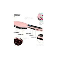 Brosse Lissante Avec Affichage LCD Original -rose au meilleur prix au Maroc