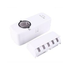 Distributeur Automatique Dentifrice Blanc + Porte Brosse à dent Collé au Mur au meilleur prix au Maroc