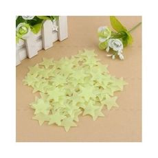 100pcs étoiles Autocollant Sticker Mural Phosphorescent au meilleur prix au Maroc