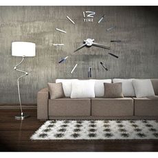 horloge montre murale 3d autocollants decoration de salon au meilleur prix au Maroc