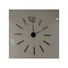 DIY Horloge Murale 3D Originale Design - Doré au meilleur prix au Maroc