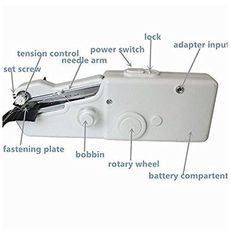Machine à Coudre de Poche Handy Stitch - Mini-outil de Couture Professionnel Sans Fil - pour Tissu et tous les types des Vêtements au meilleur prix au Maroc