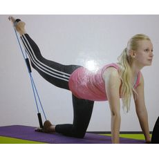 Résistance Tube Multifonction Fitness Bleu au meilleur prix au Maroc