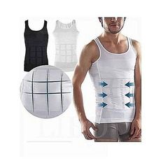 Débardeur Slim'N Lift Homme - Blanc au meilleur prix au Maroc