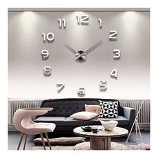 DIY Grand Silencieux Quartz Horloge Murale Mouvement Mains Mécanisme Outil De Réparation Pièces De Rechange au meilleur prix au Maroc