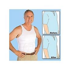 ORIGINAL Slim Body Shaper Débardeur Minceur Pour Homme-Blanc MZ.LUX au meilleur prix au Maroc