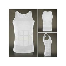 ORIGINAL Slim Body Shaper Débardeur Minceur Pour Homme-Blanc MZ.LUX au meilleur prix au Maroc