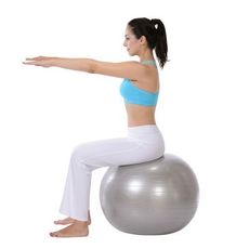 Gym ball - ballon de yoga - Ballon d'exercice -Silver au meilleur prix au Maroc