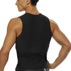 Shaper Homme Sport Fitness Gilet de Sudation Minceur Débardeur Néoprène Hot Top Fermeture À Glissière au meilleur prix au Maroc