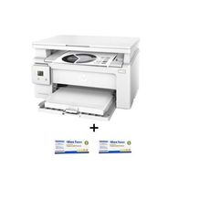 HP IMPRIMANTE LASERJET PRO M130A PLUS DEUX TONERS EUROTONER 17A  NOIR ORIGINAL au meilleur prix au Maroc