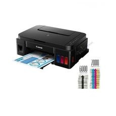 CANON IMPRIMANTE ECONOMIQUE COULEUR MULTIFONCTION 3EN1 PIXMA G2400  AVEC DES RESERVOIRS INTEGRES D'ENCRE 6000 PAGES NOIRES 7000 PAGES COULEURS au meilleur prix au Maroc
