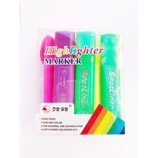 MARQUEUR FLUORESCENT SPOTLINER COULEURS - LOT DE 12 au meilleur prix au Maroc