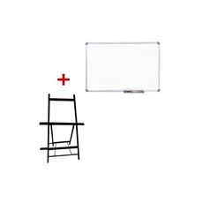 Tableau magnetique Blanc 90x60 CM  EXPRESS + Chevalier Tableau Métal 120 au meilleur prix au Maroc