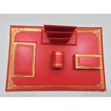 Ensemble décoration bureau rouge au meilleur prix au Maroc