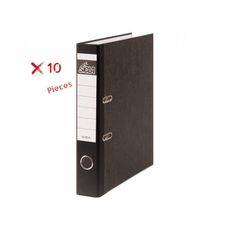 Pack de 10 Classeurs Simili Couleurs A4 32 cm x 28 cm dos 08 cm - Noir - SICLA au meilleur prix au Maroc