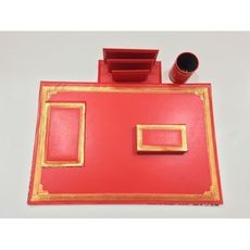 Ensemble décoration bureau rouge au meilleur prix au Maroc