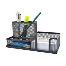 PACK DE 4 PORTE ACCESSOIRES BUREAU METAL OF au meilleur prix au Maroc