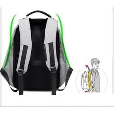 Sac à dos Anti Vol Multifonctions (à port USB) Gris au meilleur prix au Maroc