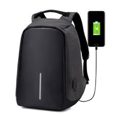 Sac à Dos d’Affaires Anti-Vol pour Ordinateur Portable Appareil Photo Voyage Collège Loisirs Avec Port de Charge USB pour Homme Femme au meilleur prix au Maroc