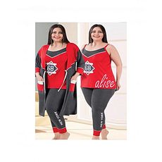 Jenika Pyjama de Nuit 3 pièce - Multi-Couleur au meilleur prix au Maroc