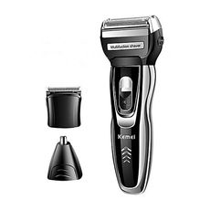 KEMEI KM-5558 3 en 1 Rechargeable Électrique Rasoir Nez Oreille Tondeuse À Cheveux Clipper Set Pour Hommes au meilleur prix au Maroc