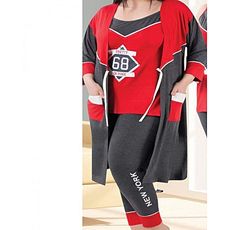 Jenika Pyjama de Nuit 3 pièce - Multi-Couleur au meilleur prix au Maroc