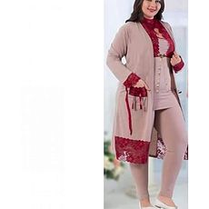 Jenika Pyjama de Nuit 3 pièce - Multi-Couleur au meilleur prix au Maroc