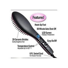 Brosse Simply Straight électrique Fast Hair au meilleur prix au Maroc