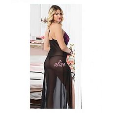 Ruselin Chemise de nuit + string - Multi-Couleur au meilleur prix au Maroc