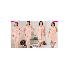 Jenika Pyjama HAREM SULTAN PYJAMAS SET 4 PIÈCES (GRANDES TAILLES) - Multi - Couleur au meilleur prix au Maroc