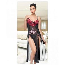 Ruselin Chemise De Nuit + String - Multi-Couleur au meilleur prix au Maroc