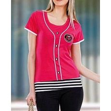 TEKNUR Pyjama de Sport 2 pièce - Rose-Noir au meilleur prix au Maroc