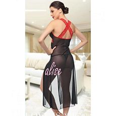 Ruselin Chemise De Nuit + String - Multi-Couleur au meilleur prix au Maroc