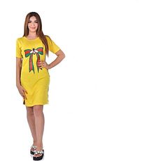 Robe Longues Ete - Jaune au meilleur prix au Maroc