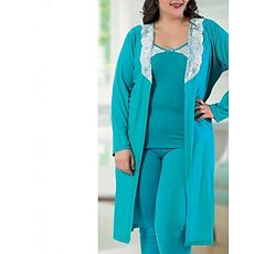 Jenika Pyjama de Nuit 3 pièce - Bleu Ciel au meilleur prix au Maroc