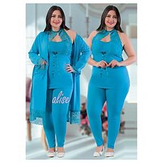 Jenika Pyjama de Nuit 3 pièce - Multi-Couleur au meilleur prix au Maroc