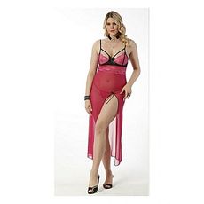 Chemise De Nuit + String - Rose au meilleur prix au Maroc