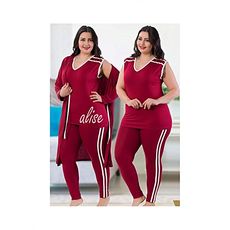 Jenika Pyjama de Nuit 3 pièce - Multi-Couleur au meilleur prix au Maroc