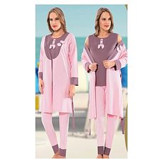 Jenika Pyjama de Nuit 3 pièce - Multi-Couleur au meilleur prix au Maroc