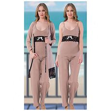 Jenika Pyjama de Nuit 3 pièce - Multi-Couleur au meilleur prix au Maroc