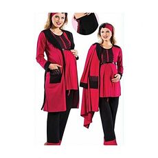 Jenika Pyjama de Nuit 3 pièce - Multi-Couleur au meilleur prix au Maroc