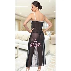 Ruselin Chemise De Nuit + String - Multi-Couleur au meilleur prix au Maroc