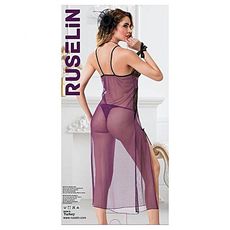 Chemise De Nuit + String- Violet au meilleur prix au Maroc