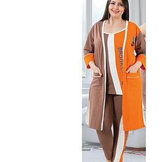 Jenika Pyjama de Nuit 3 pièce - Multi-Couleur au meilleur prix au Maroc