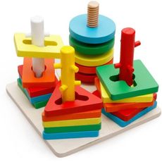 Tri géométrique en bois au meilleur prix au Maroc