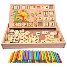 Cinq ensembles de colonne - Jeu de formes montessori au meilleur prix au Maroc